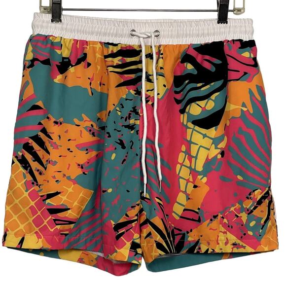 B Fresh Other - B Fresh Summer Jam 80's Style Swim Trunks Medium